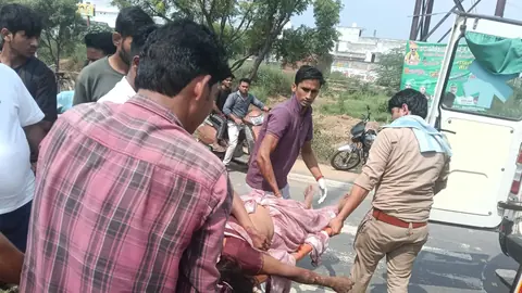 Woman killed, son critically injured as car hits motorcycle on Bulandshahr highway