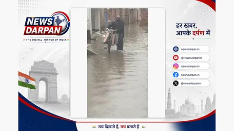 श्रावस्ती के जमुनहा में भारी बारिश से जनजीवन ठप, गांवों का संपर्क कटा