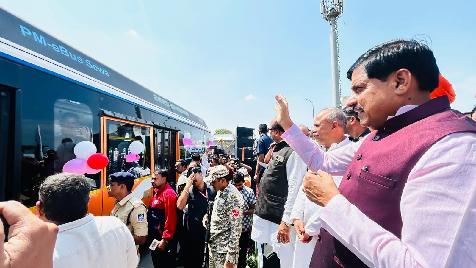 Mohan Yadav Launches PM E-Bus, Ujjain Darshan Services In Ujjain