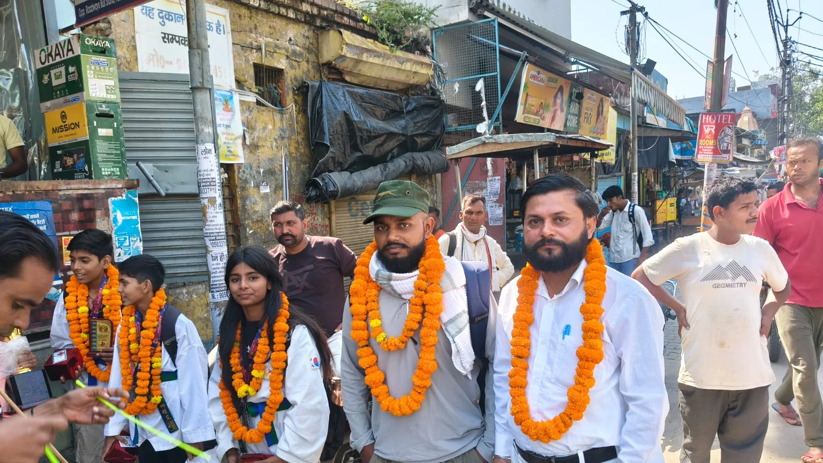 चंदौसी के तीन कराटे खिलाड़ियों ने मुंबई में जीते गोल्ड मेडल