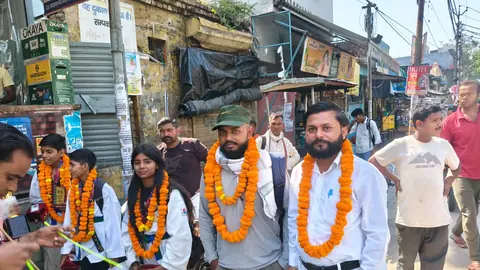 Chandausi Karate Trio Wins Three Golds At Indo-Nepal-Sri Lanka Championship