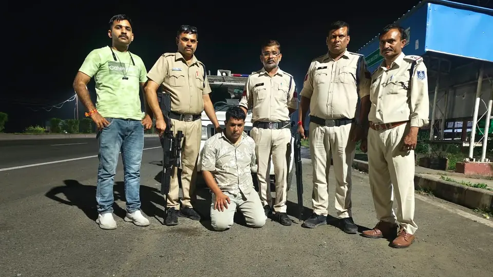 उज्जैन में हर्ष फायरिंग का आरोपी गिरफ्तार, बंदूक बरामद