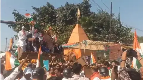 BJP’s Seva Sankalp Yatra reaches Sambhal, gets grand welcome