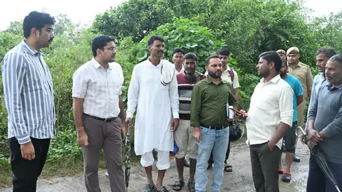 संभल में भारी बारिश से फसलें खराब, डीएम ने सर्वे के आदेश दिए