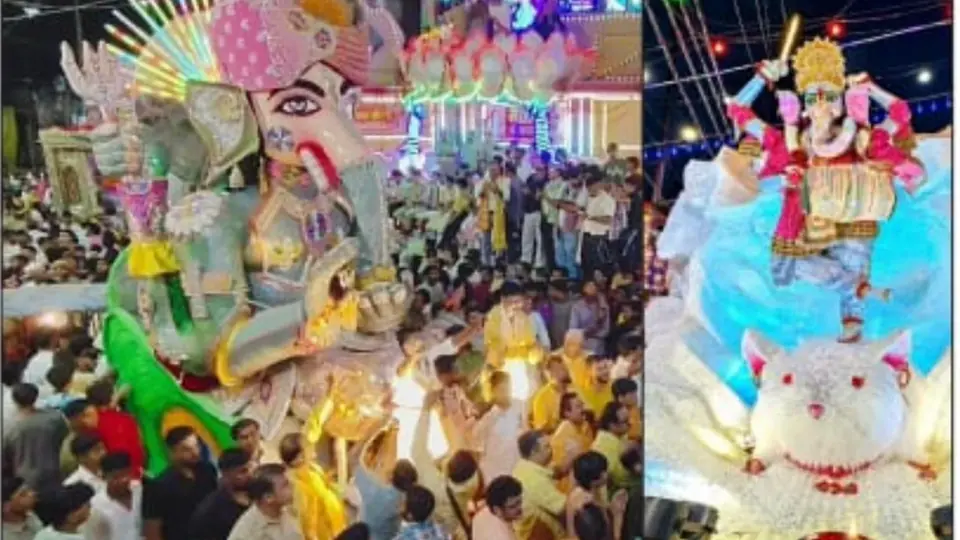 Chandausi's historic Ganesh Chaturthi fair opens with grand procession and cultural displays