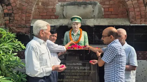 चंदौसी ने 1965 के शहीद गिरीश चंद्र को दी श्रद्धांजलि