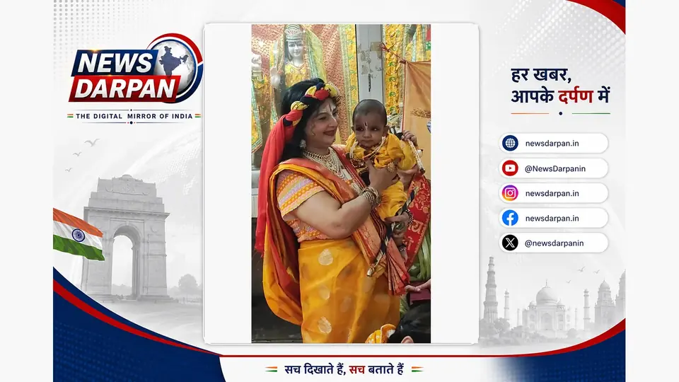 VHP, Matrishakti, and Durga Vahini celebrate foundation day with Krishna tableau in Sambhal