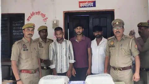 Gonda Police Arrest Three In Shopkeeper Robbery, Recover Cameras And Car