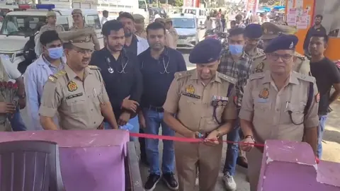 वर्ल्ड हार्ट डे पर हाथरस में हेल्थ कैंप, रिक्शा चालकों की जांच
