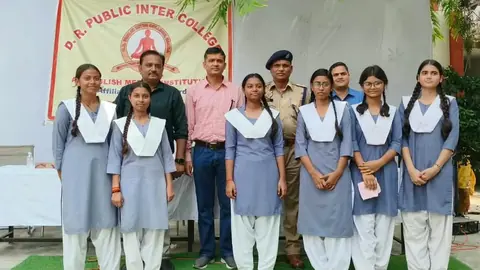 Police officer conducts traffic and cyber safety awareness at Banda school