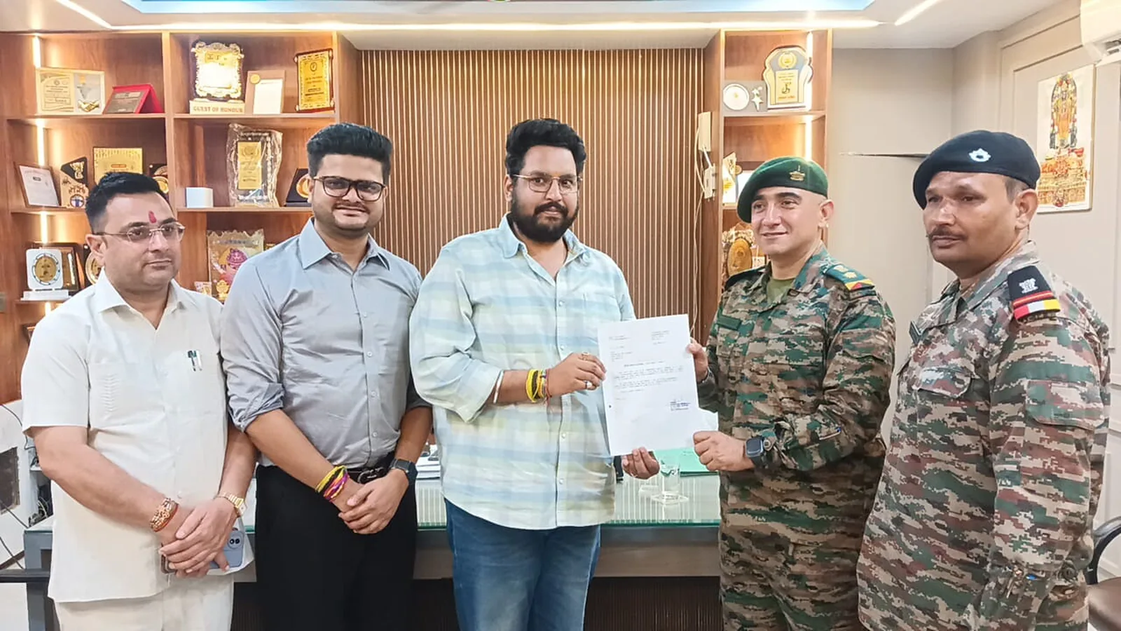 जेएमएस ग्रुप को एनसीसी की 160 सीटें, हापुड़ में देशभक्ति का नया केंद्र