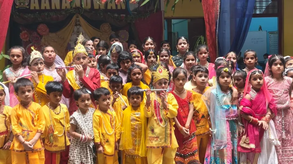 Anandvan Inter College celebrates Krishna Janmashtami with student performances and cultural program