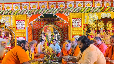 Ghaziabad temple celebrates third day of grand Ganesha festival with sacred rituals