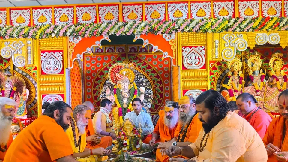 Ghaziabad temple celebrates third day of grand Ganesha festival with sacred rituals