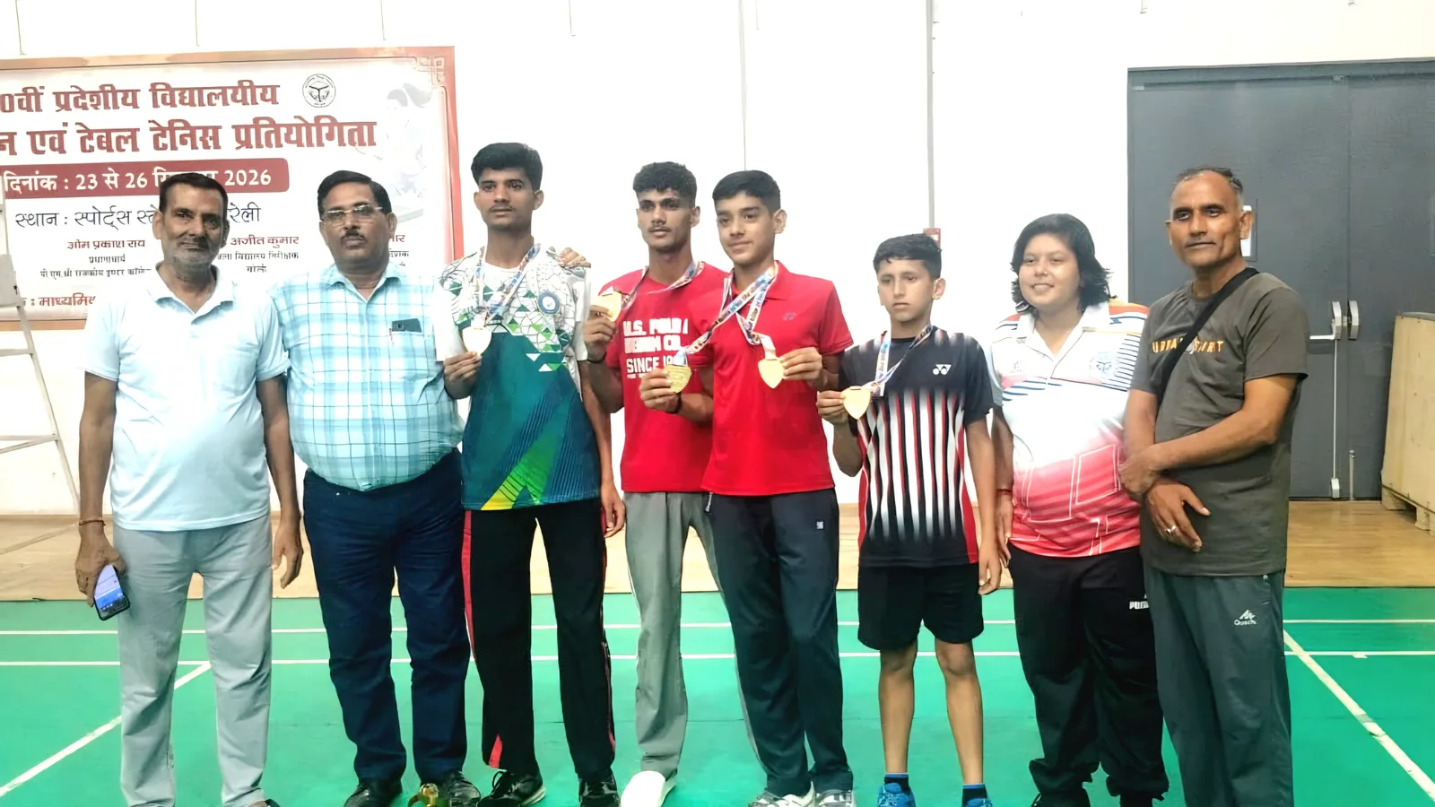 Muzaffarnagar Student Shiv Chaudhary Wins U-14 State Badminton Gold