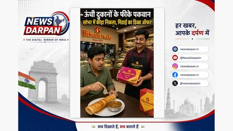 बीकानेरवाला के डोसे में मिला कीड़ा, मैनेजर ने साक्ष्य मिटाने की कोशिश की