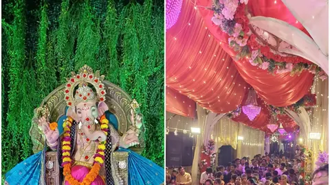 बहराइच में गणेश महोत्सव की धूम, भक्ति गीतों से भरा पड़ा माहौल