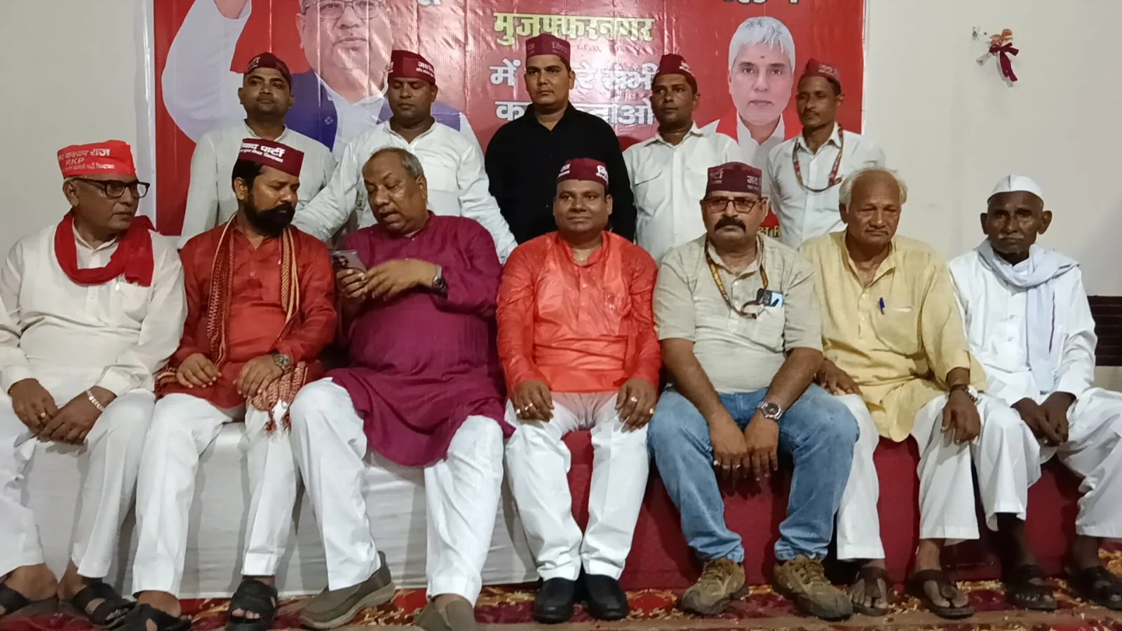 मुजफ्फरनगर में निषाद पार्टी अध्यक्ष का जोरदार स्वागत