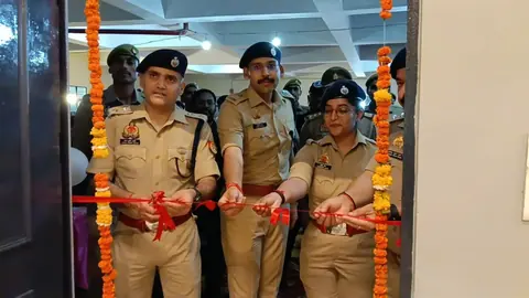 Aligarh police station inaugurates gym to keep officers fit and reduce expenses