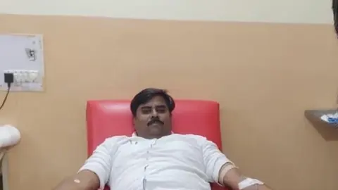 RKP state president marks birthday by donating blood in Muzaffarnagar