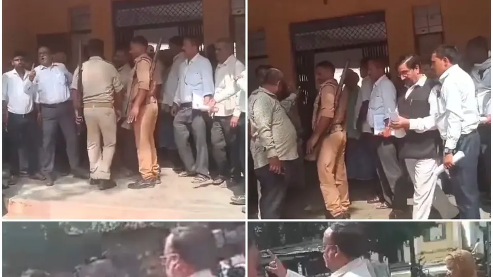 SDM and lawyer clash in viral video at Bahraich tehsil office