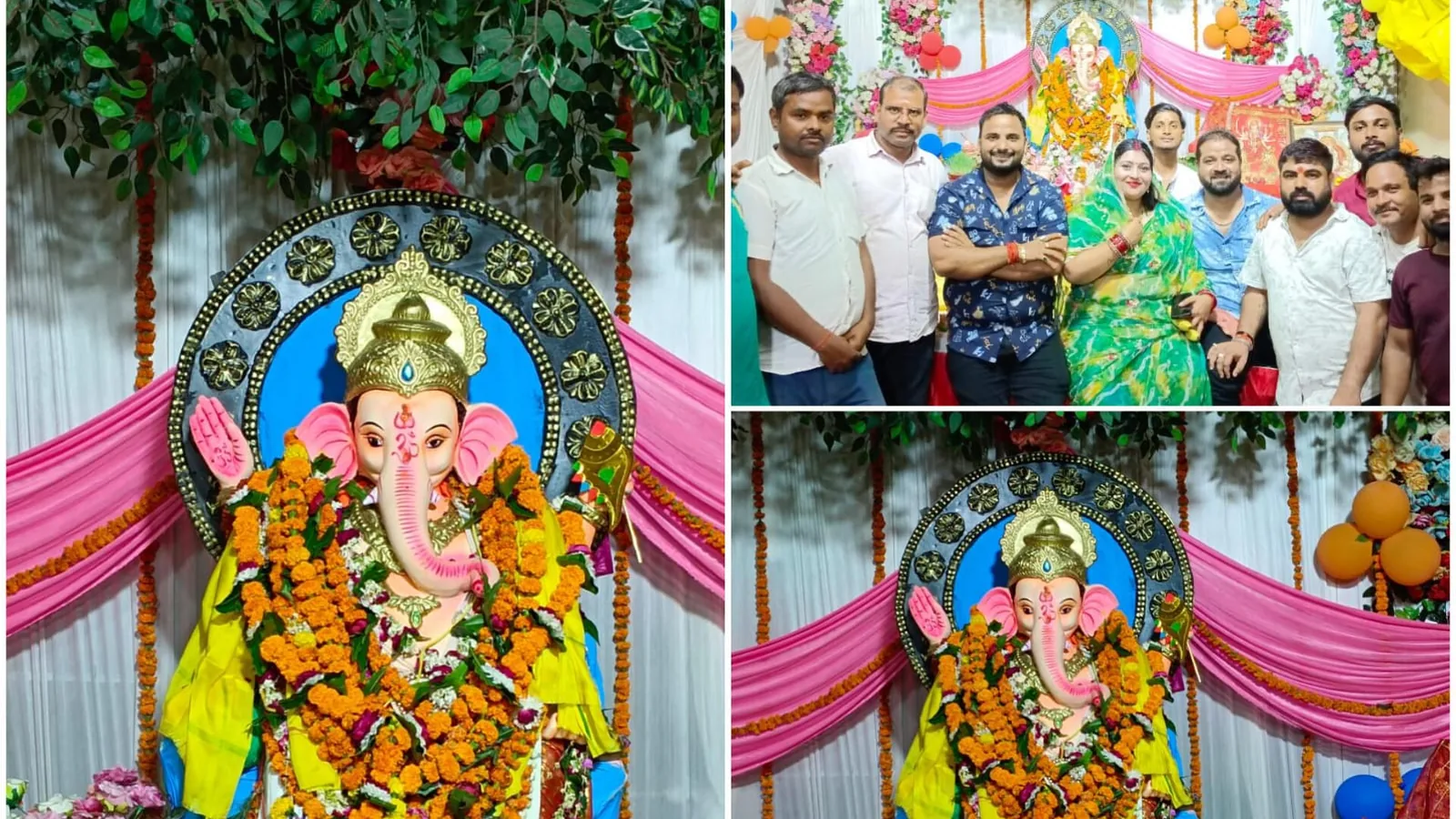 Bahraich devotees celebrate Ganesh Puja with fervor at Maa Saryu Ke Lal pandal