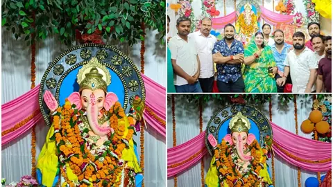 Bahraich devotees celebrate Ganesh Puja with fervor at Maa Saryu Ke Lal pandal