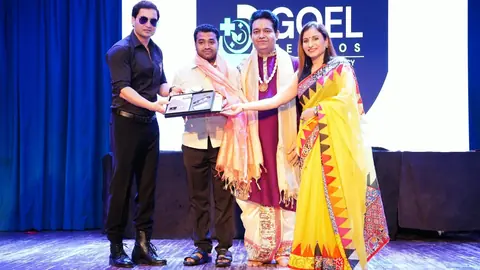 Ghaziabad Educationist Mohit Nagar Honoured With Shrawan Award In Delhi
