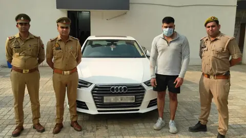 गाजियाबाद थाना इंदिरापुरम पुलिस ने गाड़ी हटाने को लेकर गाली-गलौच व मारपीट के आरोपी को उसी दिन किया गिरफ्तार।