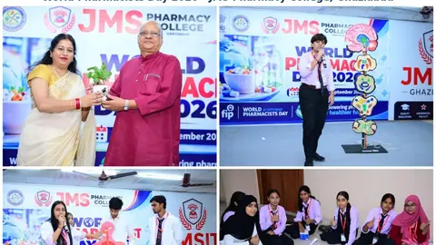 JMSIT College Ghaziabad Celebrates Pharmacy Day, Highlights Pharmacists’ Role