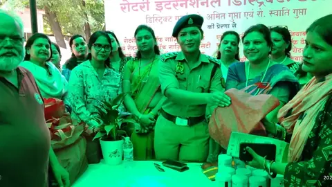 गाजियाबाद में रेड क्रॉस और रोटरी ने 125 गर्भवती महिलाओं को दी पोषण पोटली