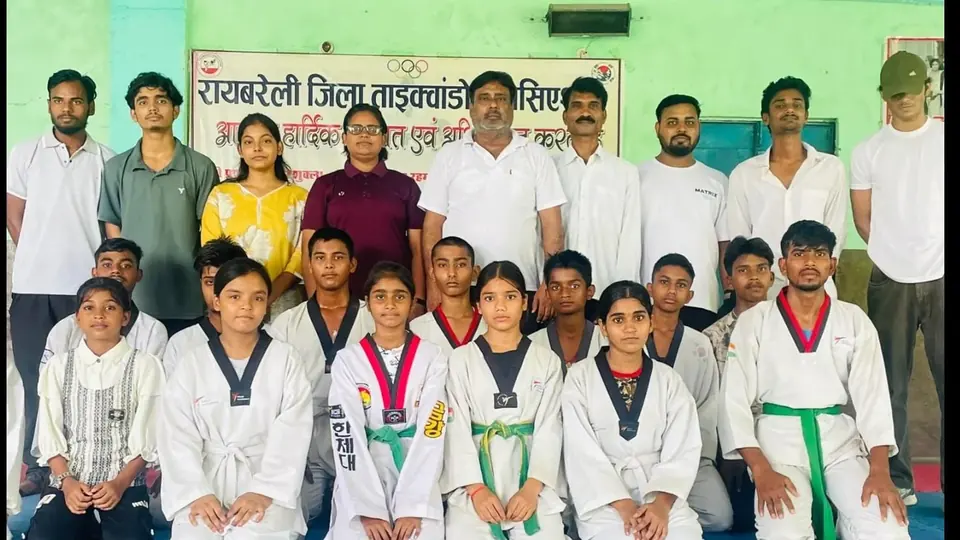 रायबरेली के 16 ताइक्वांडो खिलाड़ी मंडल प्रतियोगिता के लिए चुने गए