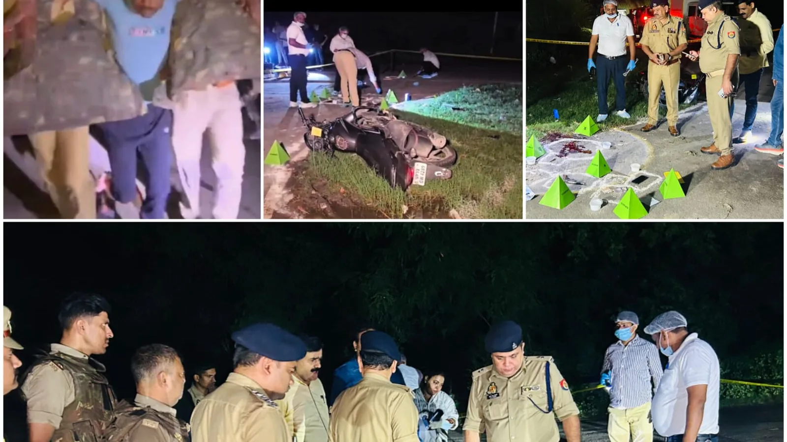 बहराइच में पुलिस मुठभेड़ में लूटेरा घायल, साथी फरार