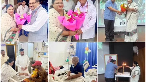 Modi's birthday marked with blood donation camp and fruit distribution in Bahraich