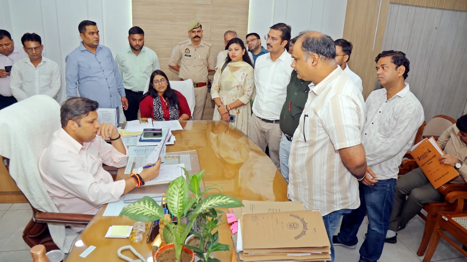 Ghaziabad District Magistrate conducts public hearing to address citizen grievances