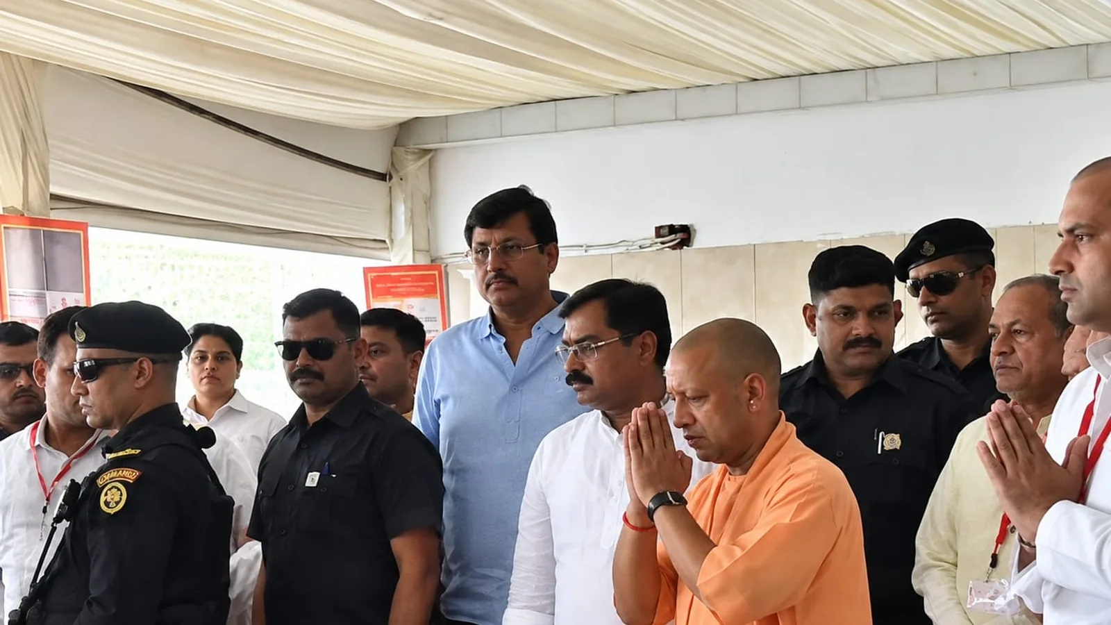 CM Yogi pays tribute to deceased Shikarpur legislator Anil Sharma