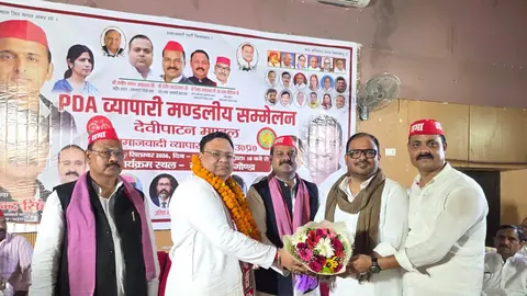 Samajwadi Party alleges traders being harassed, crushed under BJP rule in UP