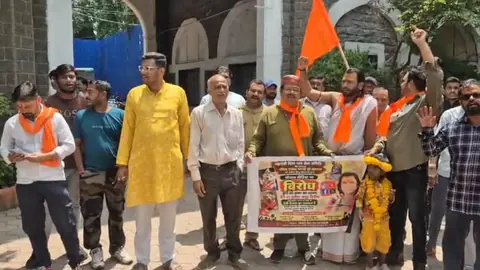 Hindu groups protest alleged Krishna insult, seek action in Indore