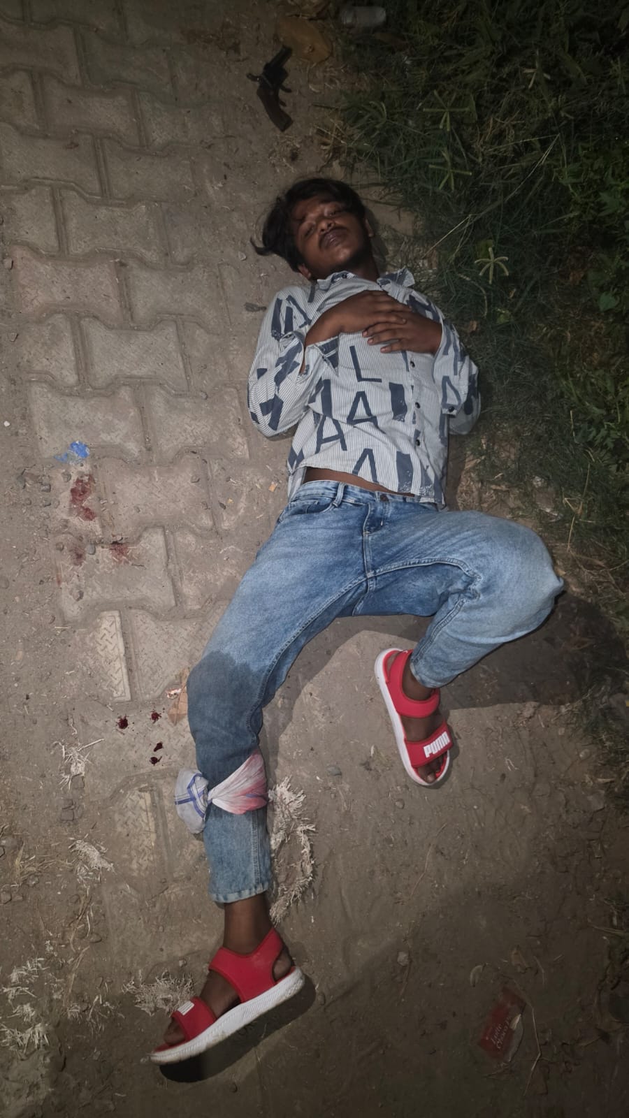 कविनगर पुलिस मुठभेड़ के बाद गिरफ्तार अभियुक्त इमरान