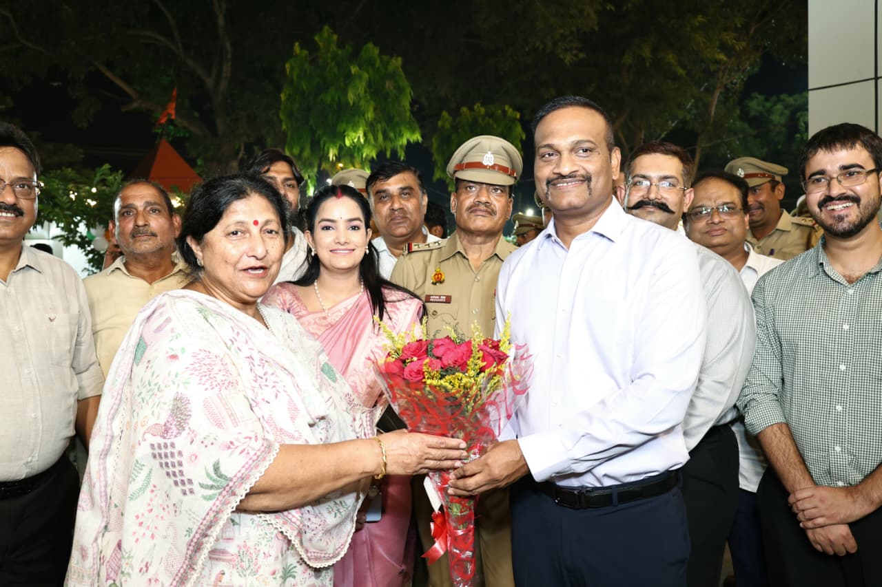 Ribbon-cutting at the redeveloped Vijay Nagar police station in Ghaziabad