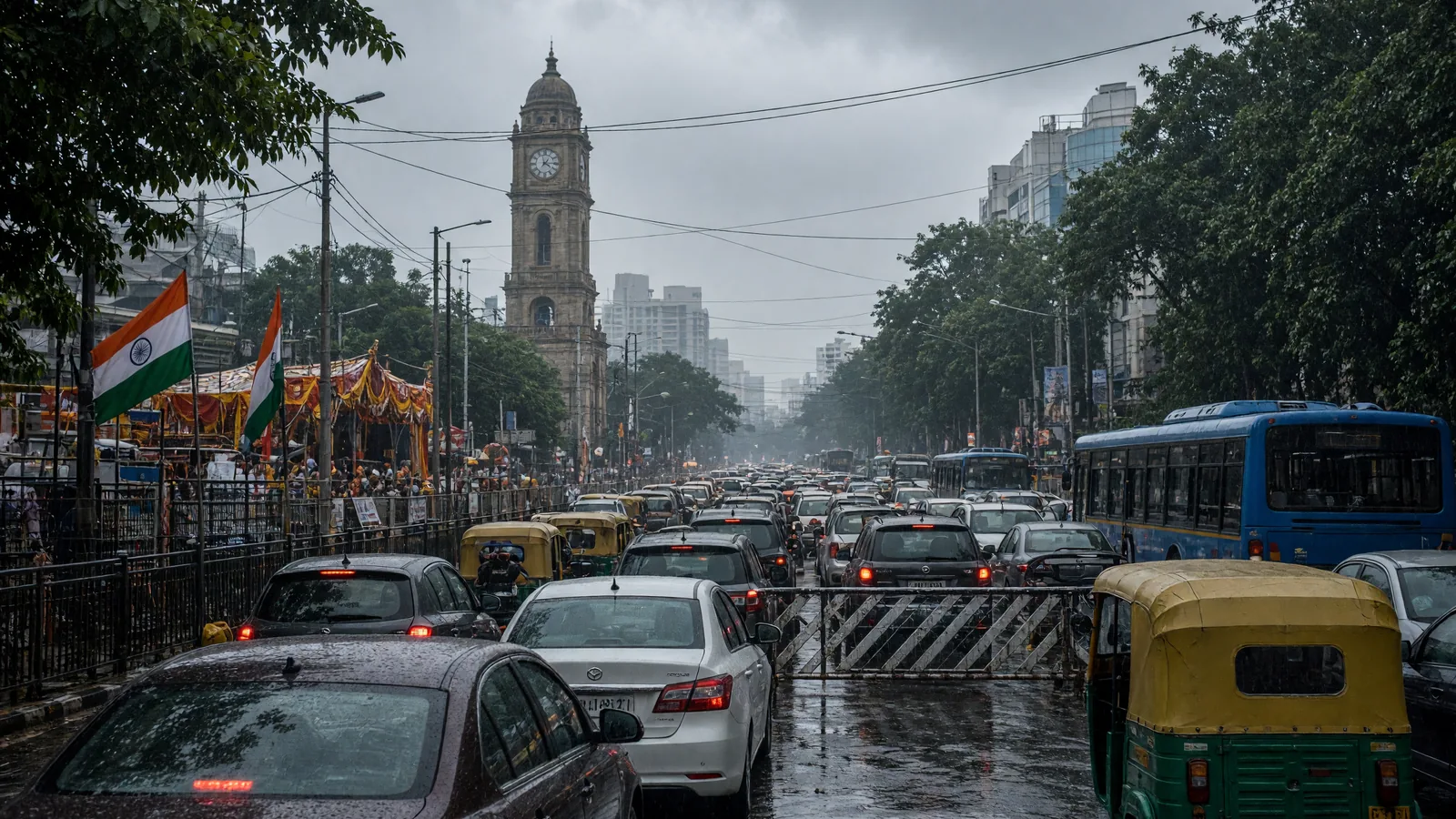 Protests, match and festivals bring Bengaluru traffic  to a standstill