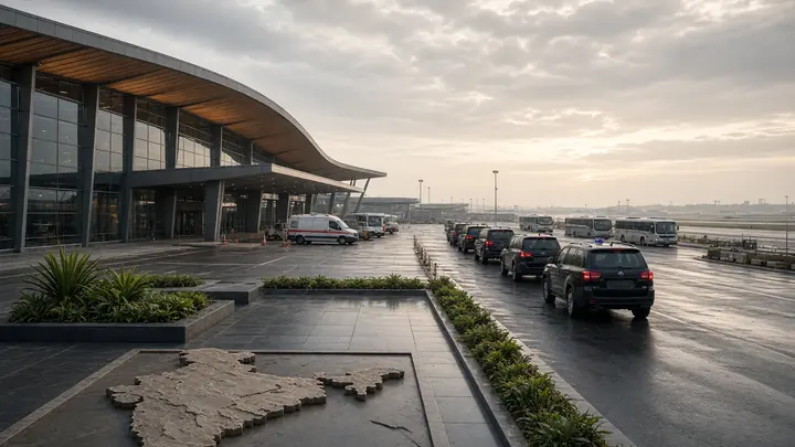 Krishna Collector Reviews Airport, Convoy Readiness Ahead of President Murmu’s Visit