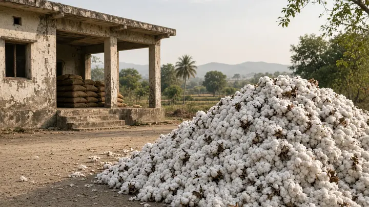 Adilabad Cotton Opens at Record ₹9,260, Surpasses MSP of ₹8,667