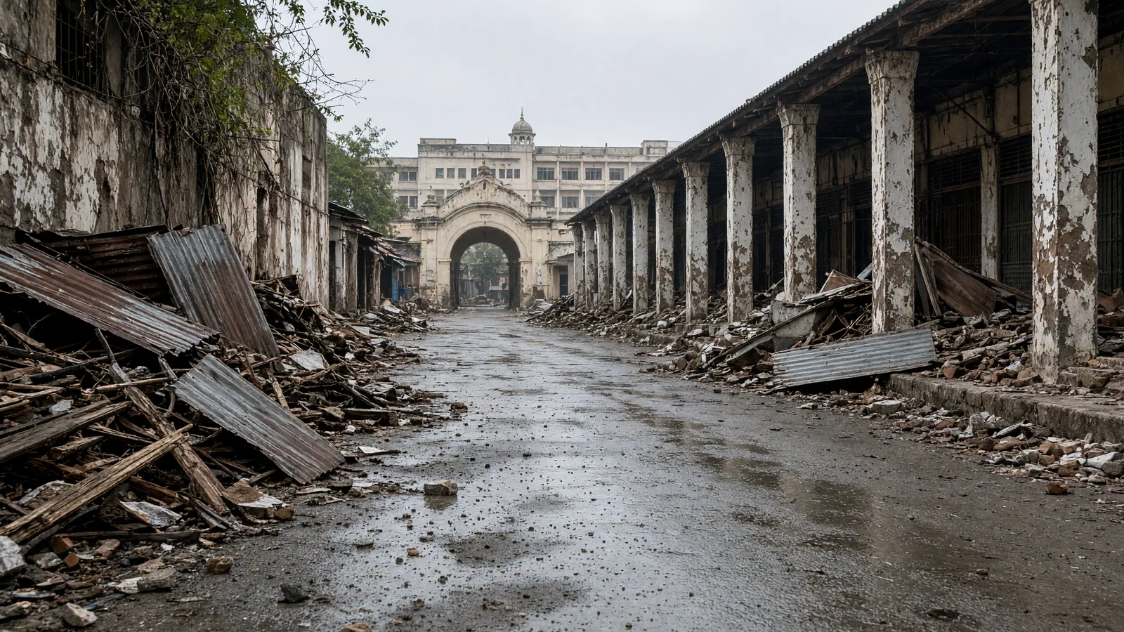 Vellore Corporation Demolishes Encroachments at Netaji Market to Ease Access