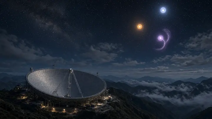 Chinese Astronomers Discover Rare, Stable Three-Star System 7,000 Light-Years Away
