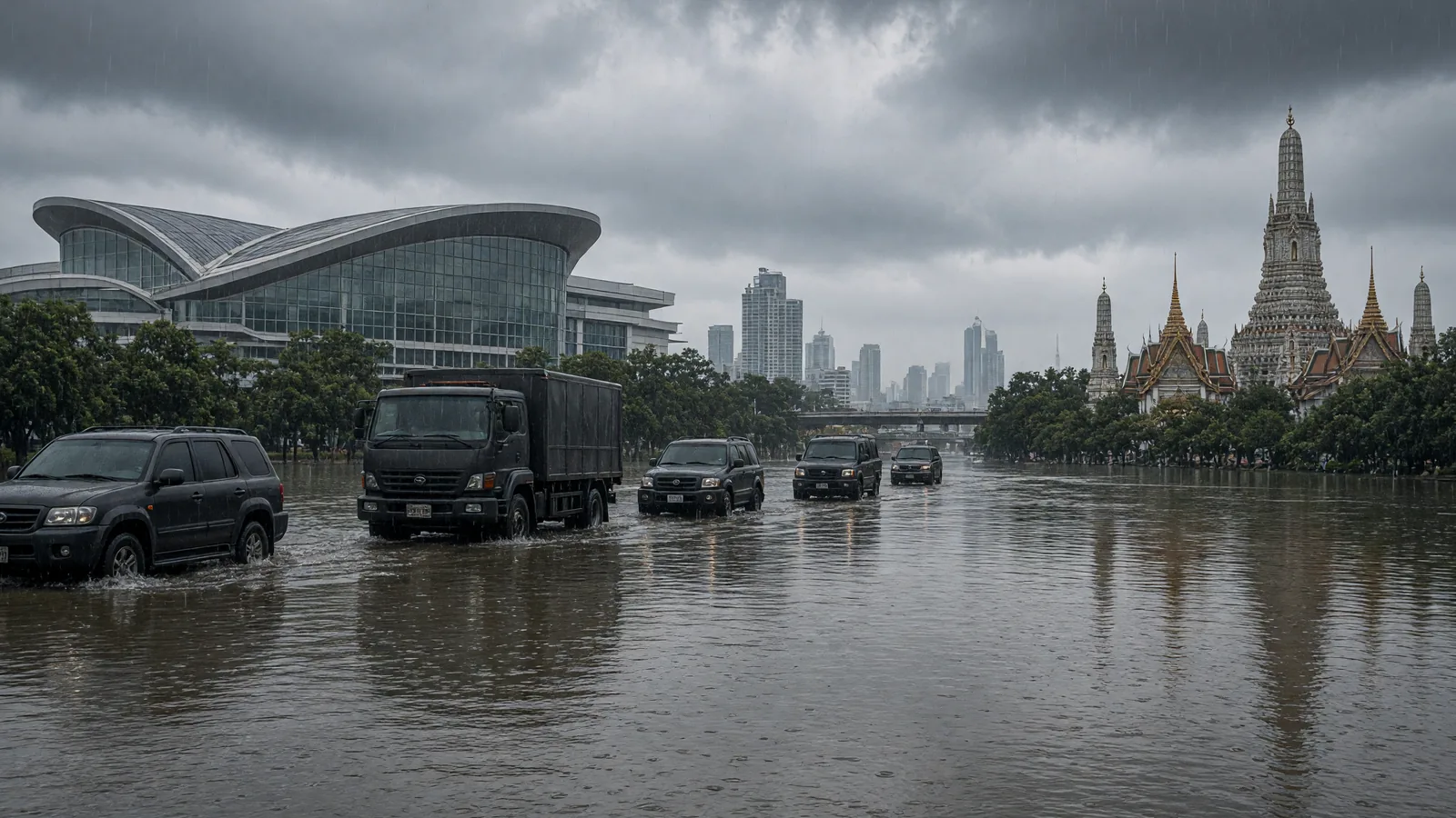 Bangkok braces for fresh chaos as possible floods threaten IMF-World Bank summit