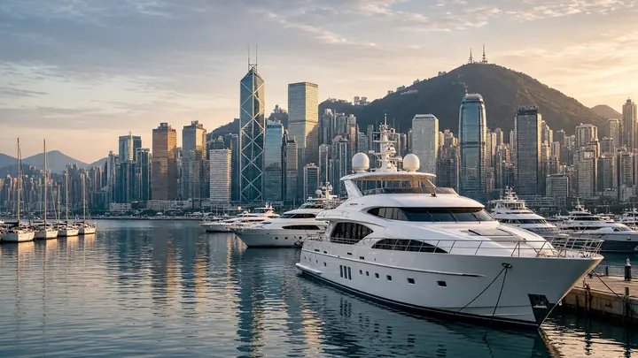 First mainland Chinese vessel enters Hong Kong as yacht scheme launches