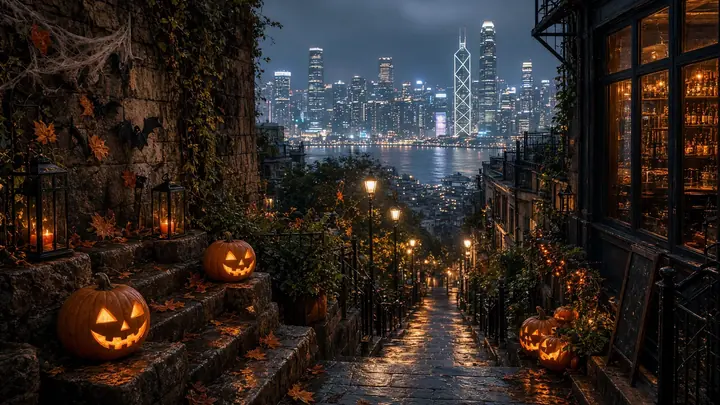 Hong Kong early Halloween festivities draw crowds, boost bar sales up to 20%