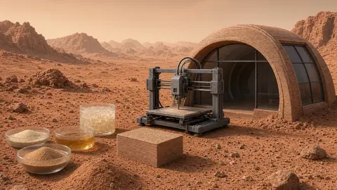Mars shelter problem can be solved with engineered yeast, gelatin and sand: paper