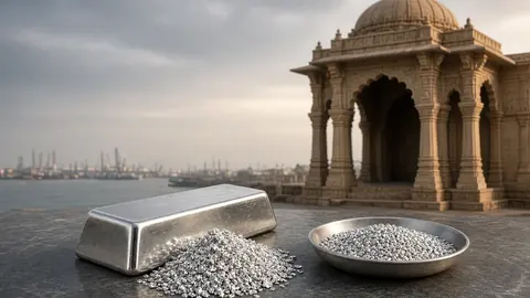 Silver rises globally, but domestic prices fall ₹11,521 to ₹2.21 lakh